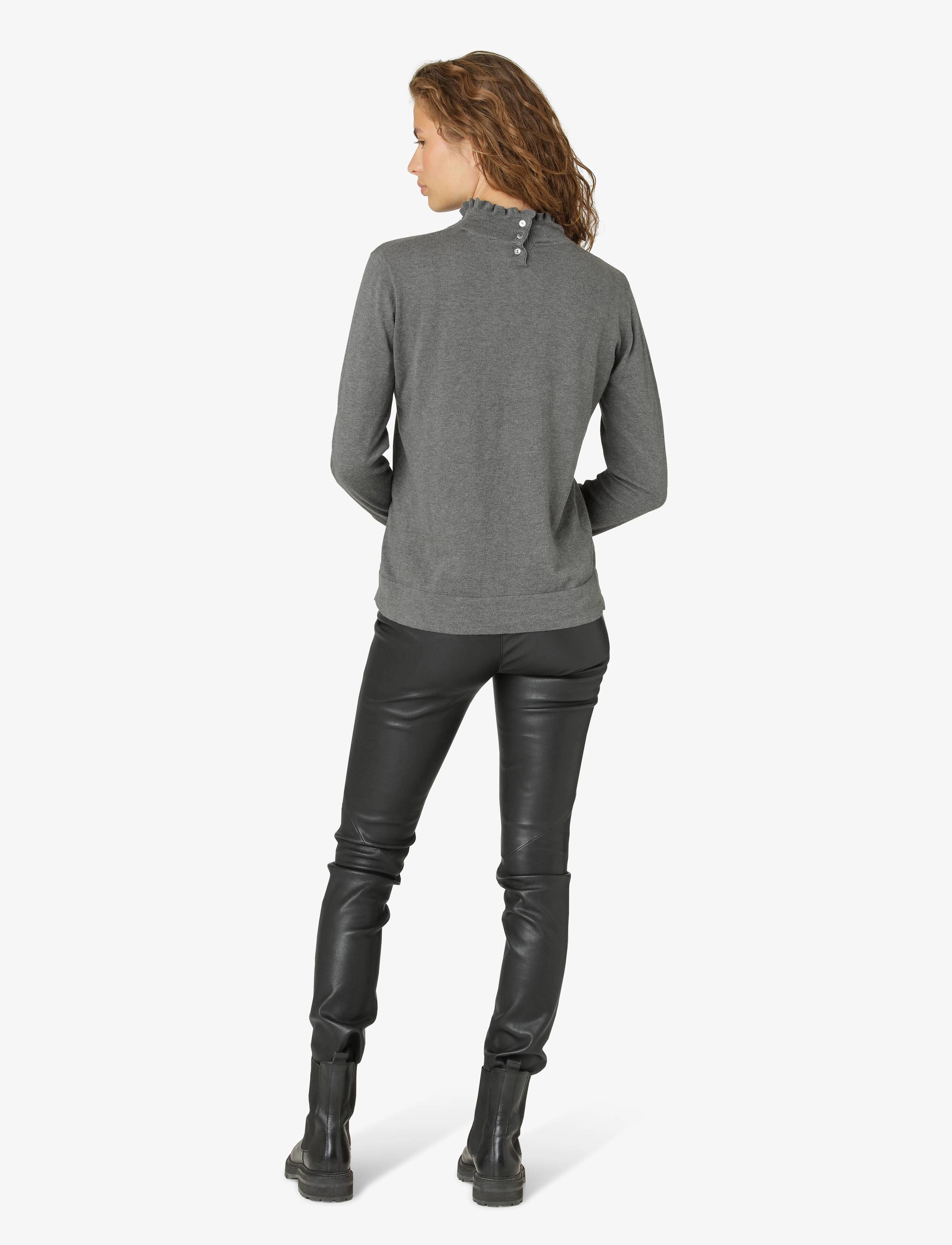 Noa Noa - Louisa Pullover - dark grey melange - 4