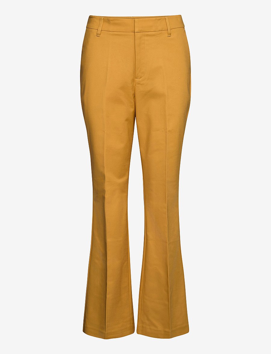 Noa Noa - Trousers - schlaghosen - bright gold - 0
