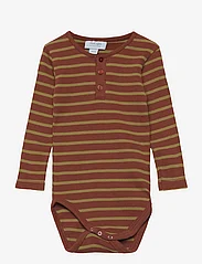 Noa Noa miniature - T-shirt - t-krekli ar garām piedurknēm - art brown - 0