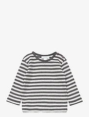 Noa Noa miniature - T-shirt - pitkähihaiset t-paidat - light/dark grey melange - 0