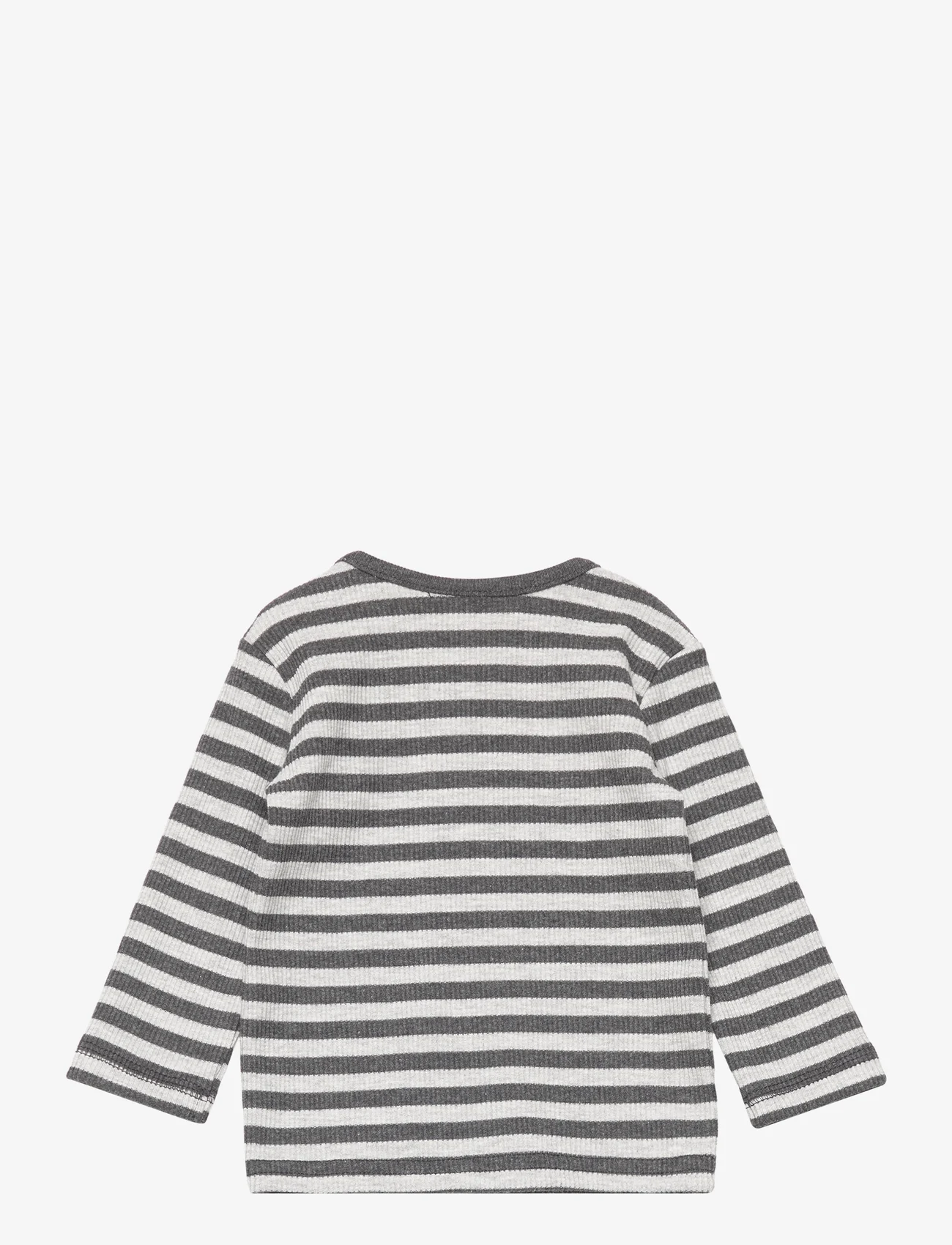 Noa Noa miniature - T-shirt - dlugi-rekaw - light/dark grey melange - 1