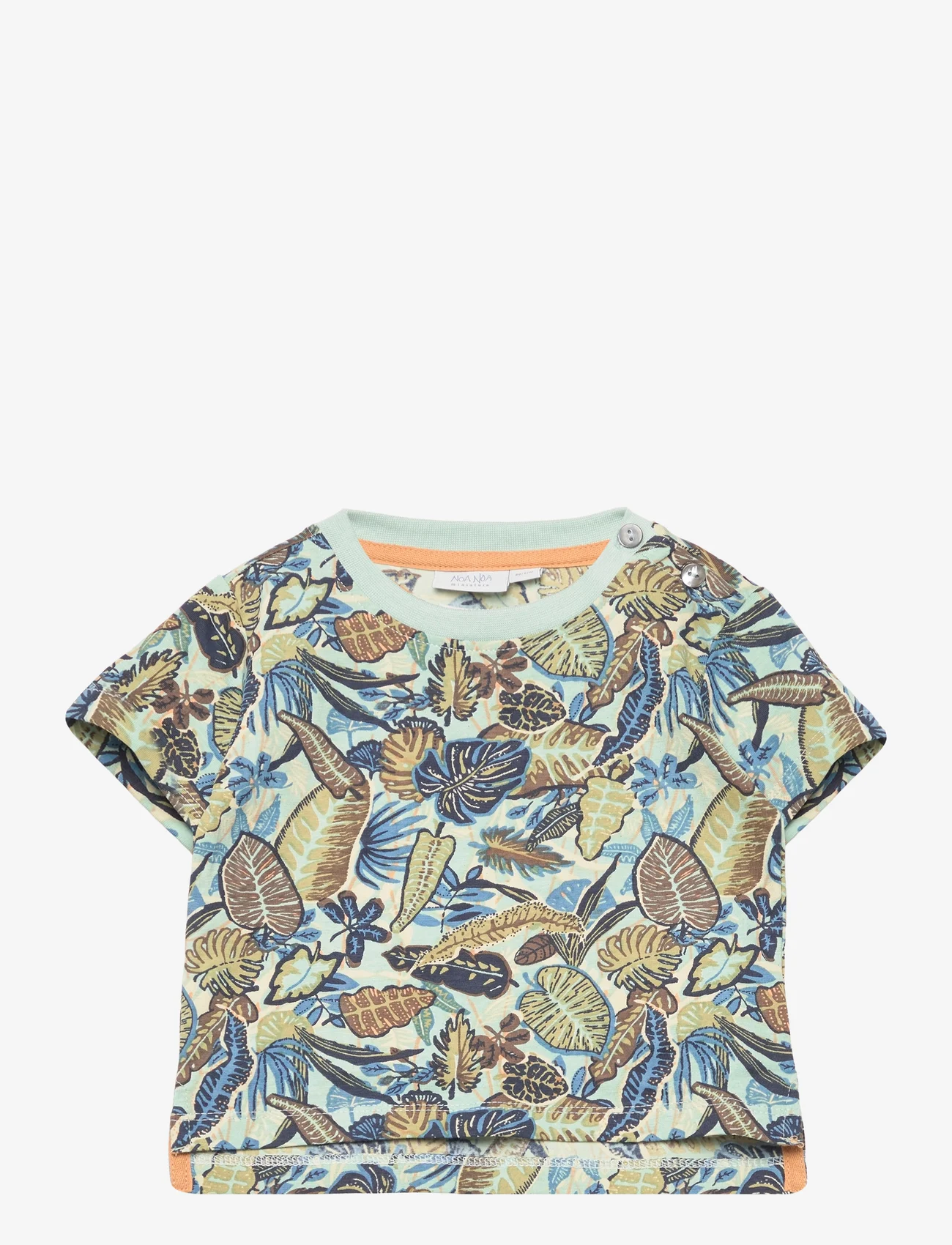 Noa Noa miniature - T-shirt - trumpomis rankovėmis - print blue - 0
