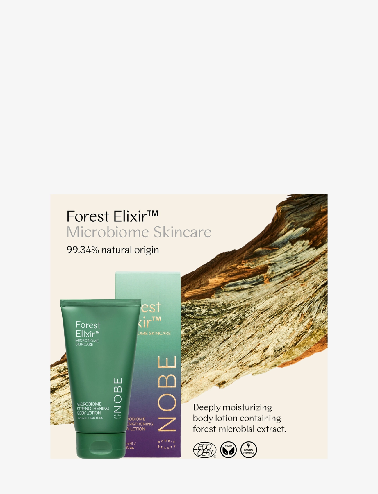 NOBE - NOBE Forest Elixir® Microbiome Strengthening Body Lotion 150 ml - húðmjólk og krem - clear - 2