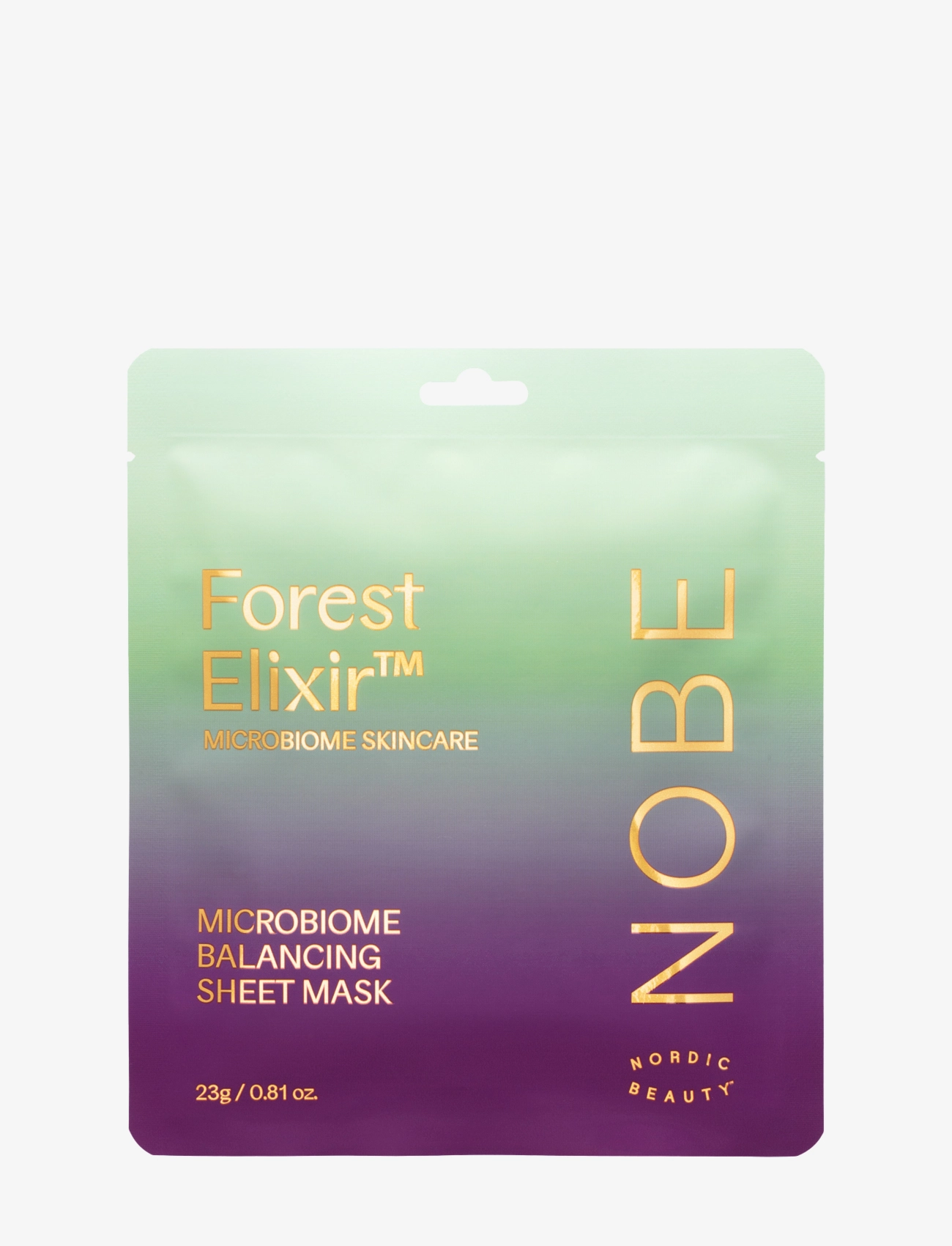 NOBE Nobe Forest Elixir Microbiome Balancing Sheet Mask 1 Pc, 23 g, Nude, Masker > Sheetmask, Dame