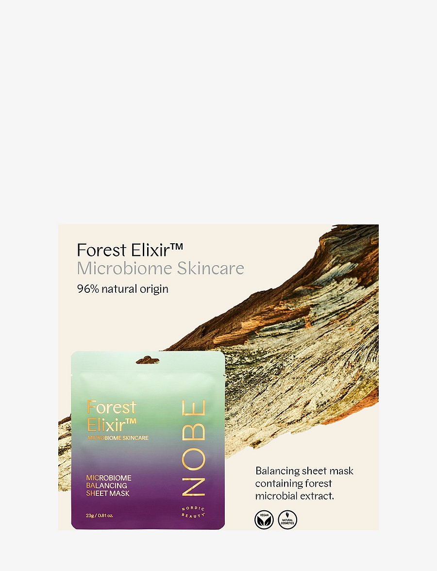 NOBE - NOBE Forest Elixir® Microbiome Balancing Sheet Mask 1 pc - sheet masks - clear - 1