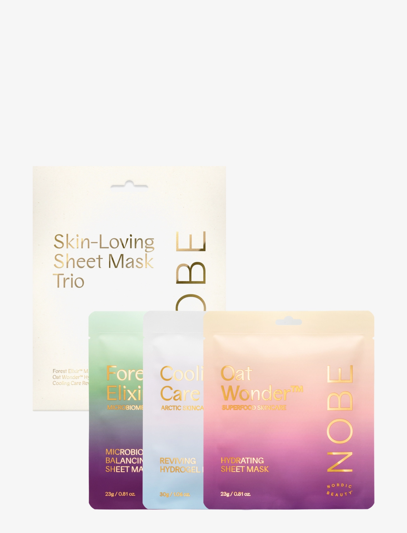 NOBE - NOBE Skin-Loving Sheet Mask Trio - clear - 1