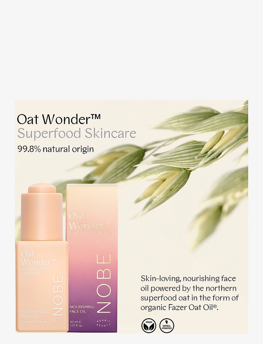 NOBE - NOBE Oat Wonder® Nourishing Face Oil 30 ml - kasvoöljyt - clear - 2