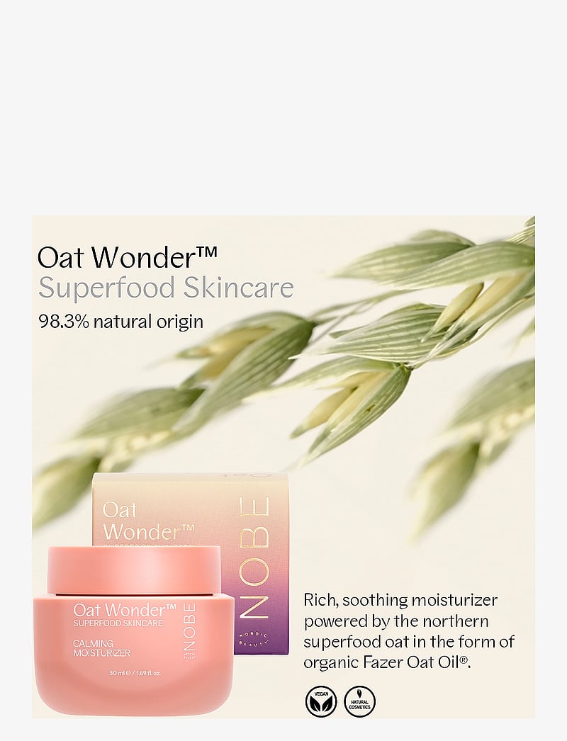 NOBE - NOBE Oat Wonder® Calming Moisturizer 50 ml - dagkrem - clear - 2