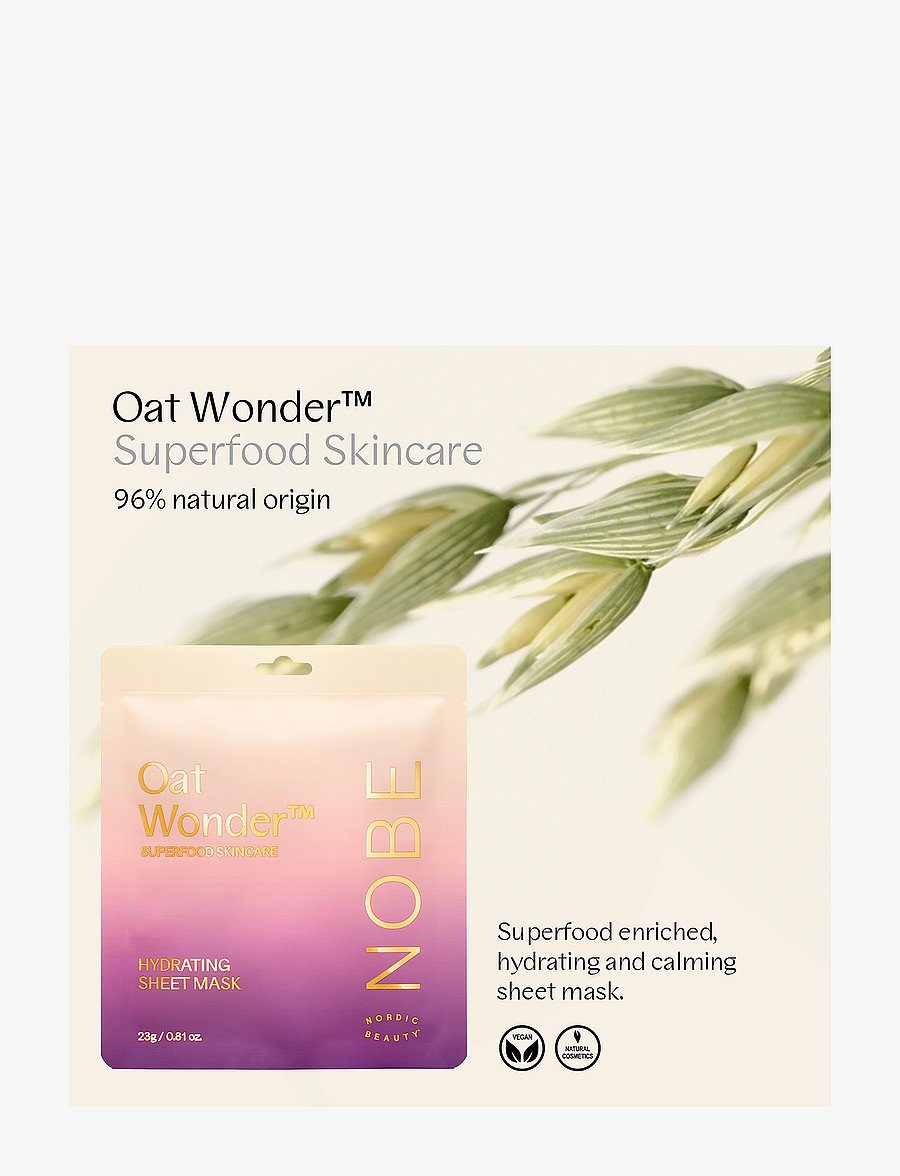 NOBE - NOBE Oat Wonder® Hydrating Sheet Mask 1 pc - sheet masks - clear - 1