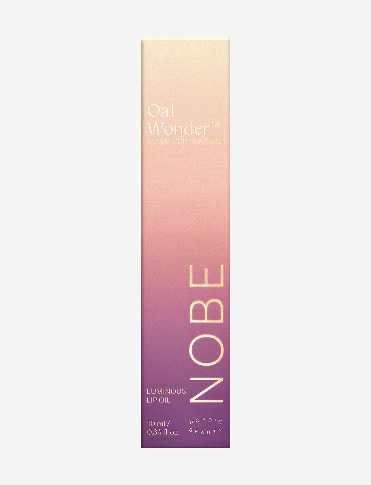 NOBE - NOBE Oat Wonder® Luminous Lip Oil 10 ml - bliv klar til date night - clear - 1