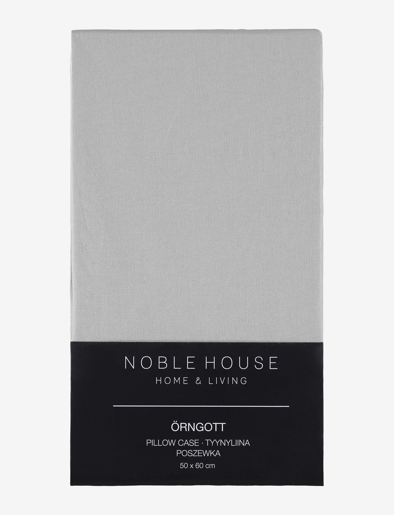 Noble House - PILLOWCASE - lägsta priserna - l.grey - 1