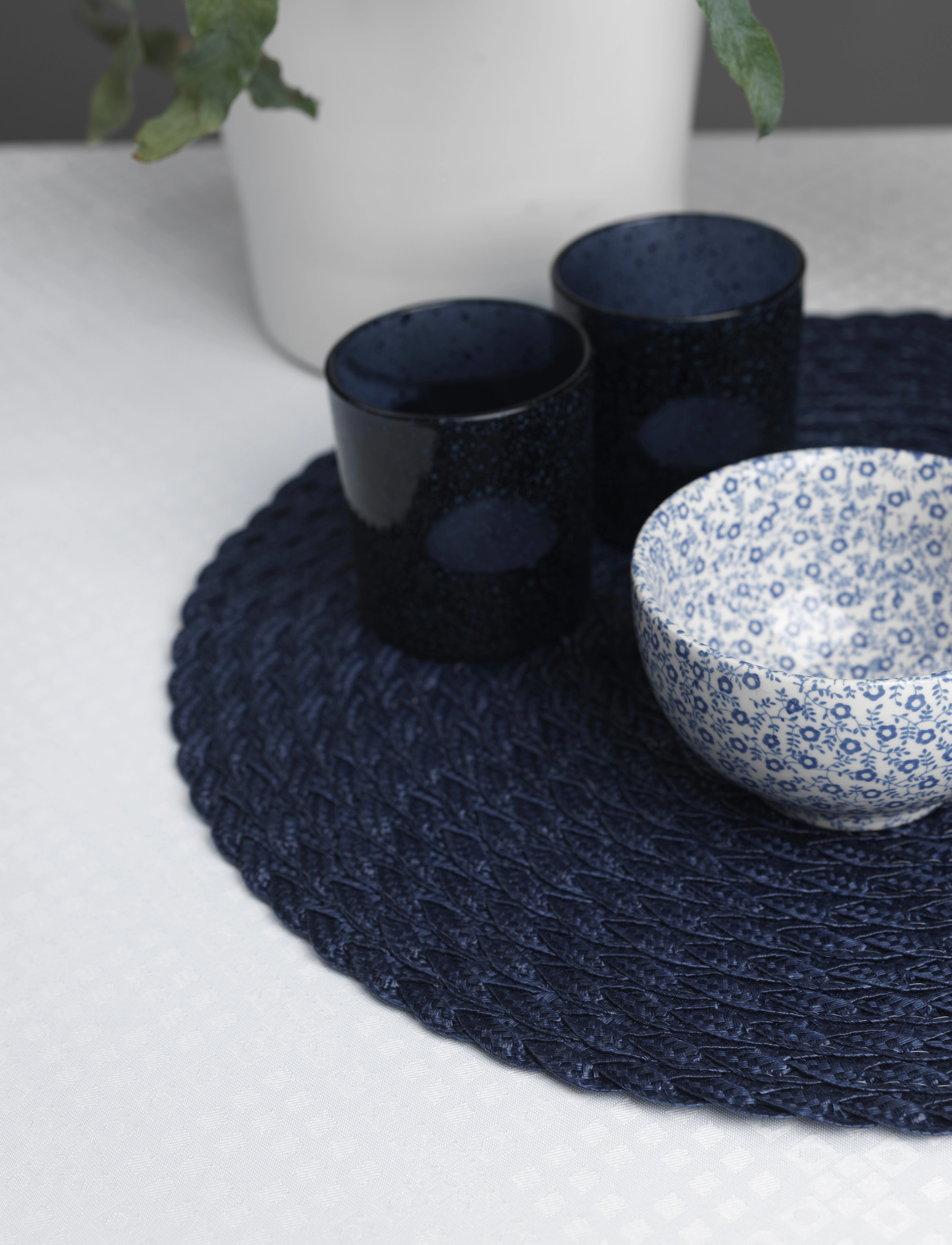 Noble House Bordstablett Tellus, 39 cm x 38, Navy, Køkkentekstiler > Dækkeservietter, Unisex