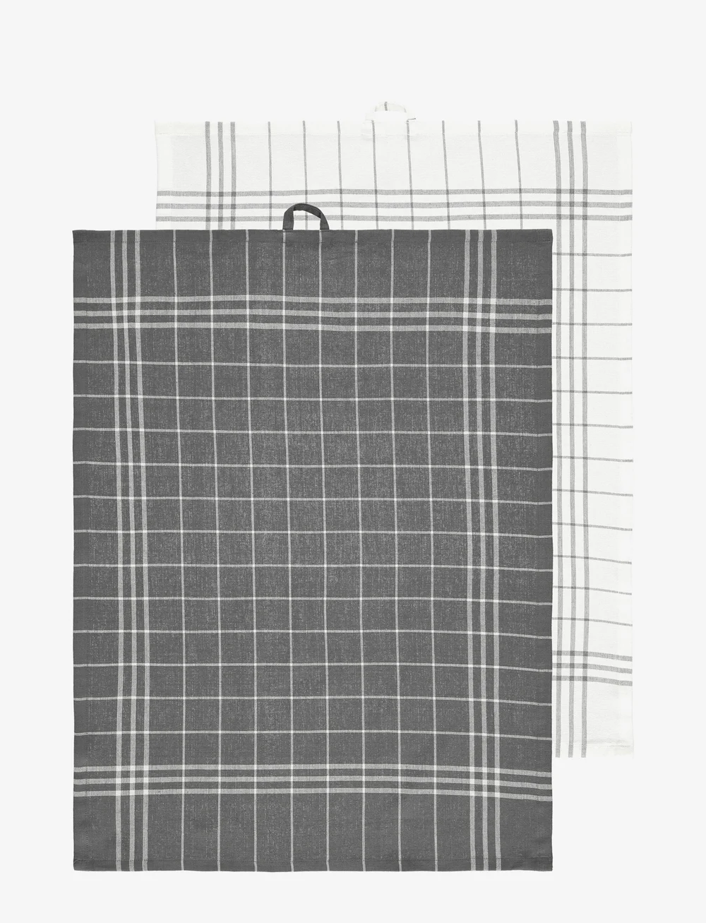 Noble House - KITCHEN TOWEL HANNA CLASSIC 2-p - køb efter pris - d.grey - 1