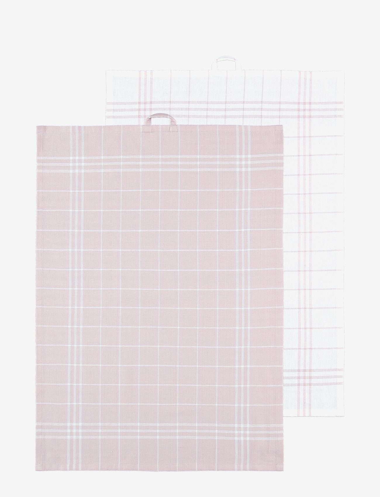 Noble House - KÖKSHANDDUK HANNA CLASSIC 2-p - jultextilier - foggy pink - 0