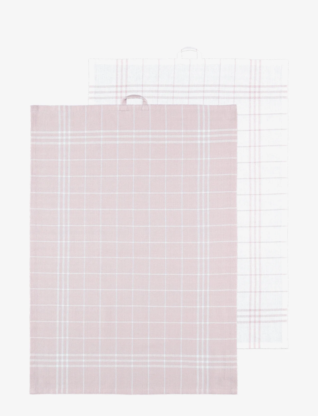 Noble House - KITCHEN TOWEL HANNA CLASSIC 2-p - laveste priser - foggy pink - 0