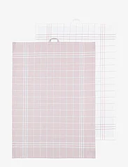 Noble House - KITCHEN TOWEL HANNA CLASSIC 2-p - alhaisimmat hinnat - foggy pink - 0