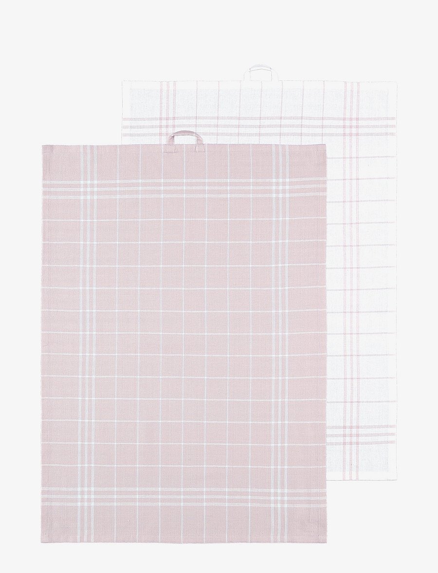 Noble House - KITCHEN TOWEL HANNA CLASSIC 2-p - madalaimad hinnad - foggy pink - 0