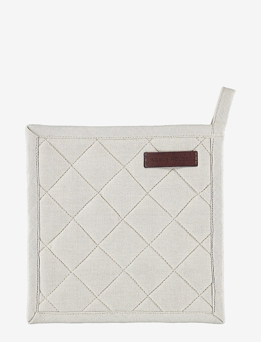 Noble House - PAN HOLDER HANNA CLASSIC - ahjukindad, pajalapid ja potihoidjad - linnen beige - 0