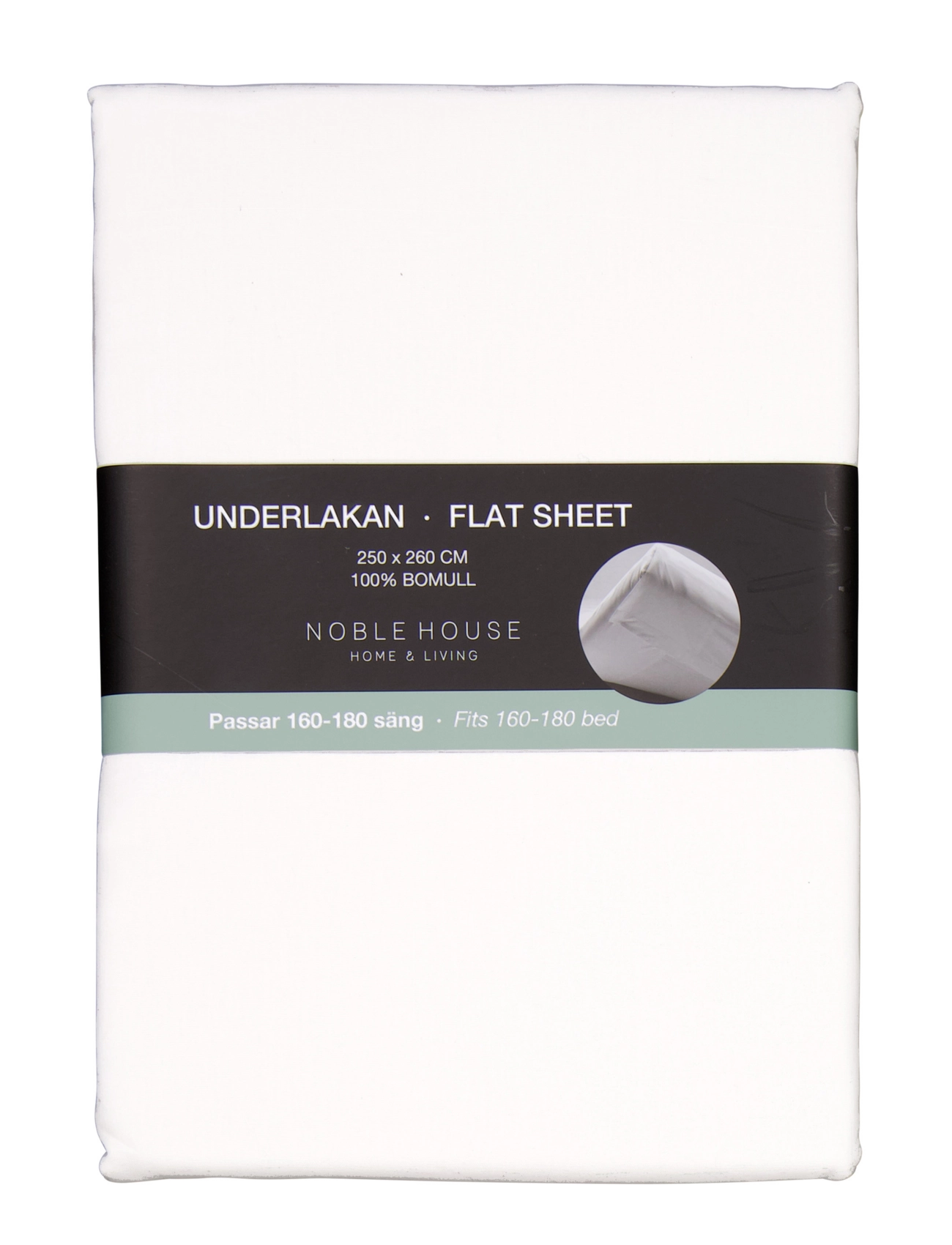 Noble House FLAT SHEET 150X260CM - Schlafzimmertextilien - WHITE / white