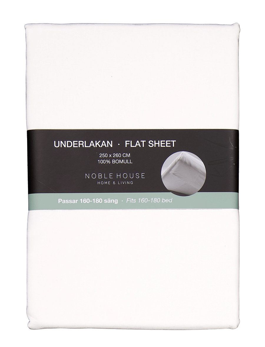 Noble House - FLAT SHEET 250X260 CM - die niedrigsten preise - white - 0