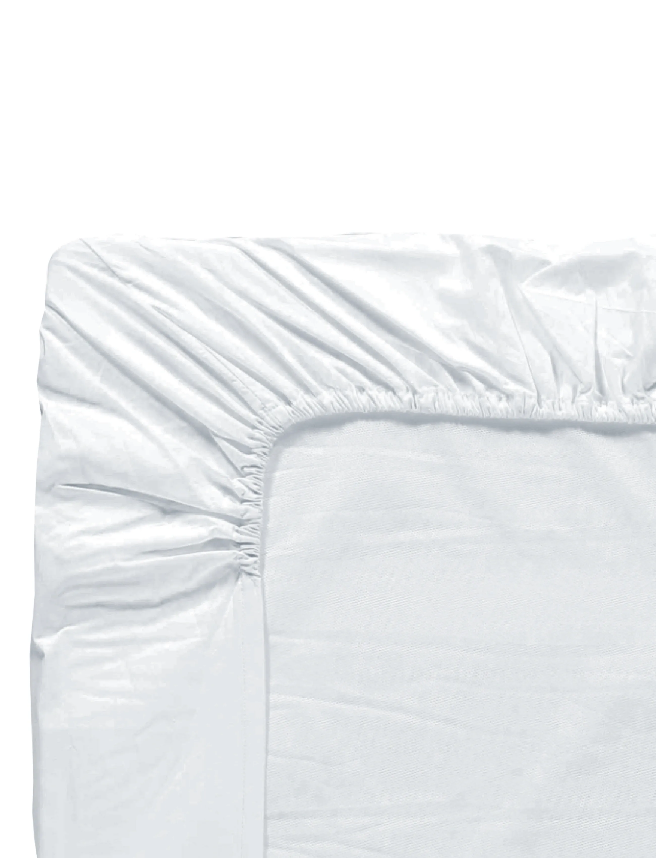 Noble House - FITTED SHEET 120X200CM - fitted bed sheets - white - 1