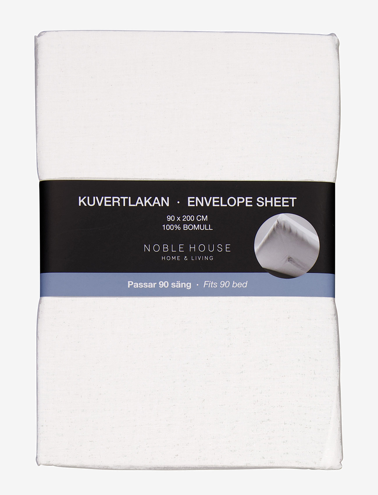 Noble House - ENVELOPE SHEET 90X200 CM - lowest prices - white - 0