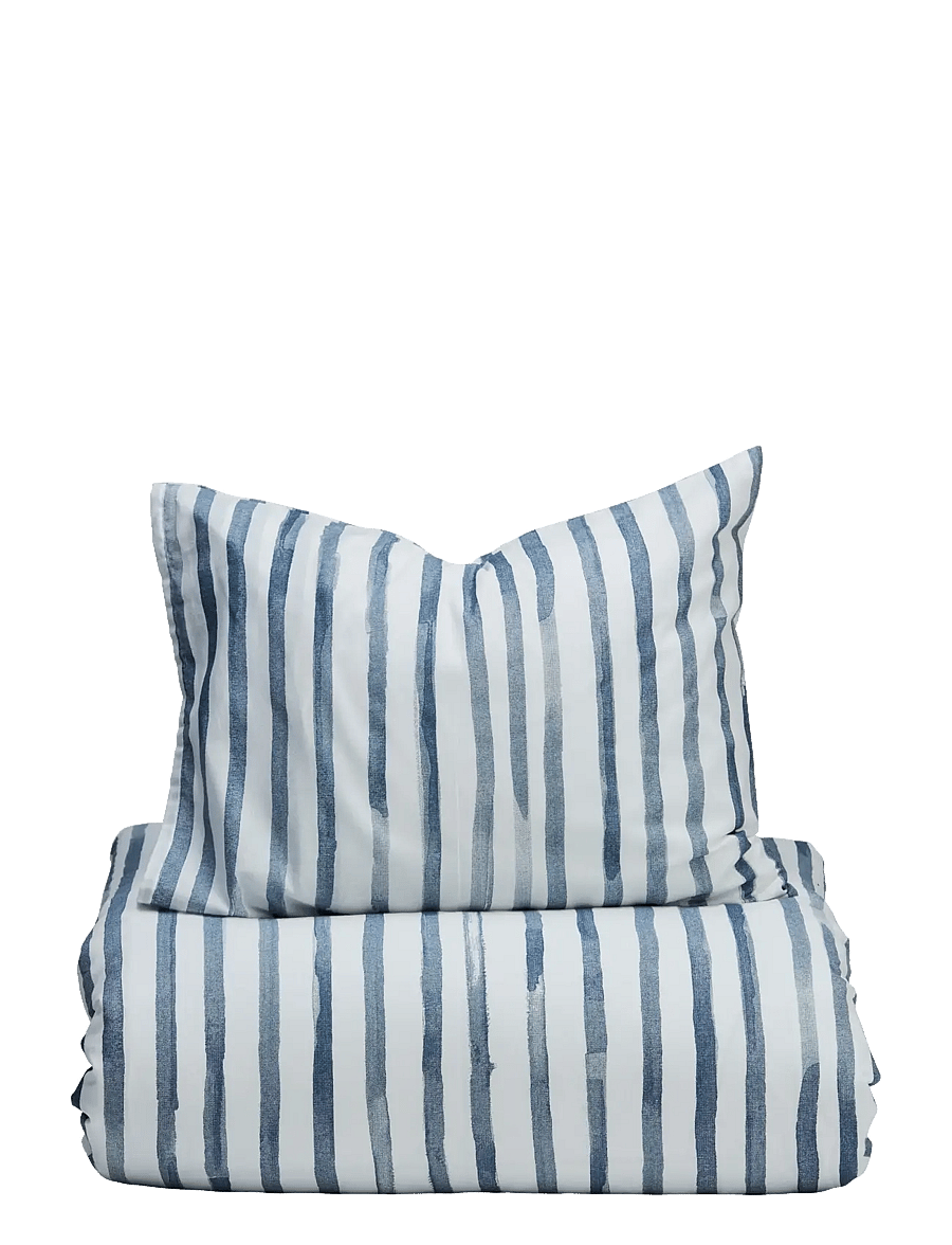 Noble House - BÄDDSET RECYCLED GRS BLUE, 2-DEL - påslakanset - blue - 1