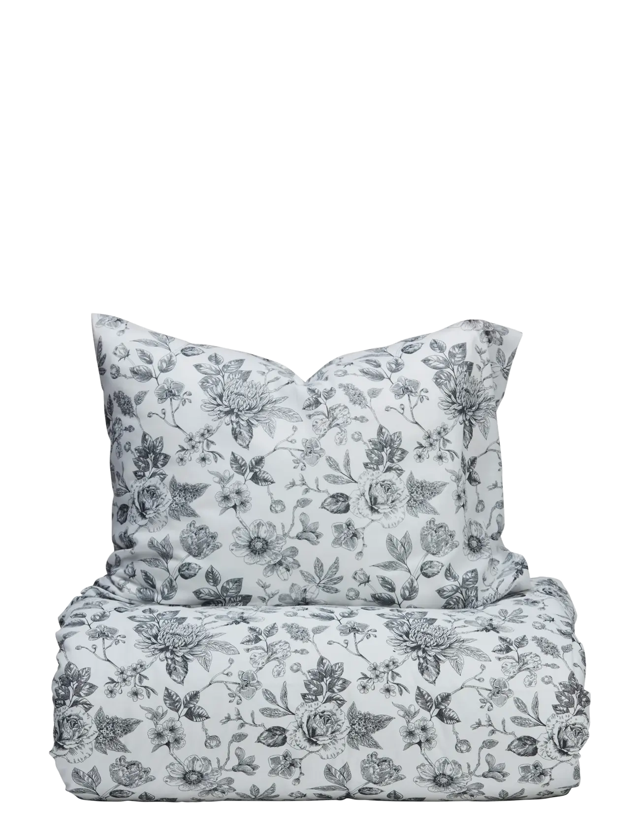 Noble House BED SET RECYCLED GRS - Tekstiler - GREY / grey