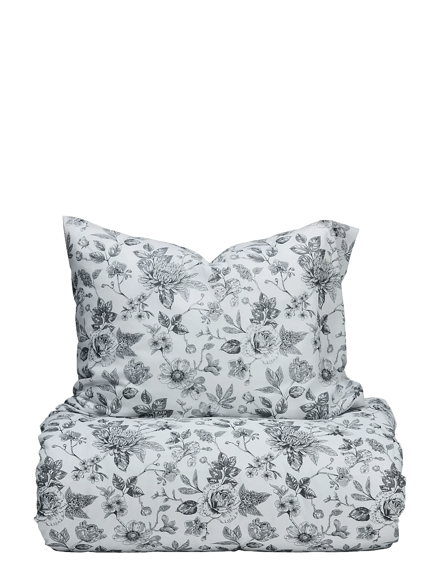 Noble House - BÄDDSET RECYCLED GRS GRÅ, 2-DEL - påslakanset - grey - 1