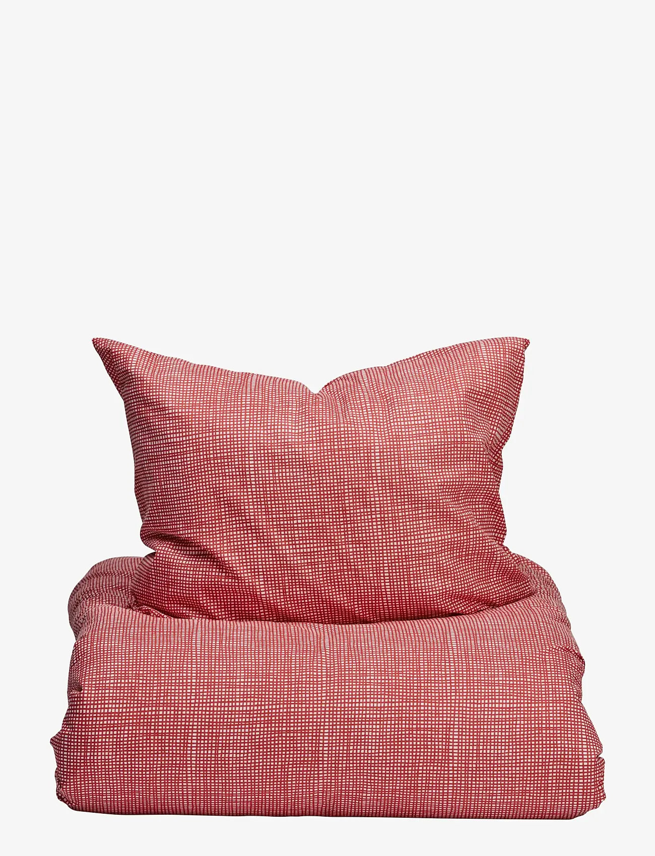 Noble House - BED SET RECYCLED GRS - bettwäsche - rasberry - 0