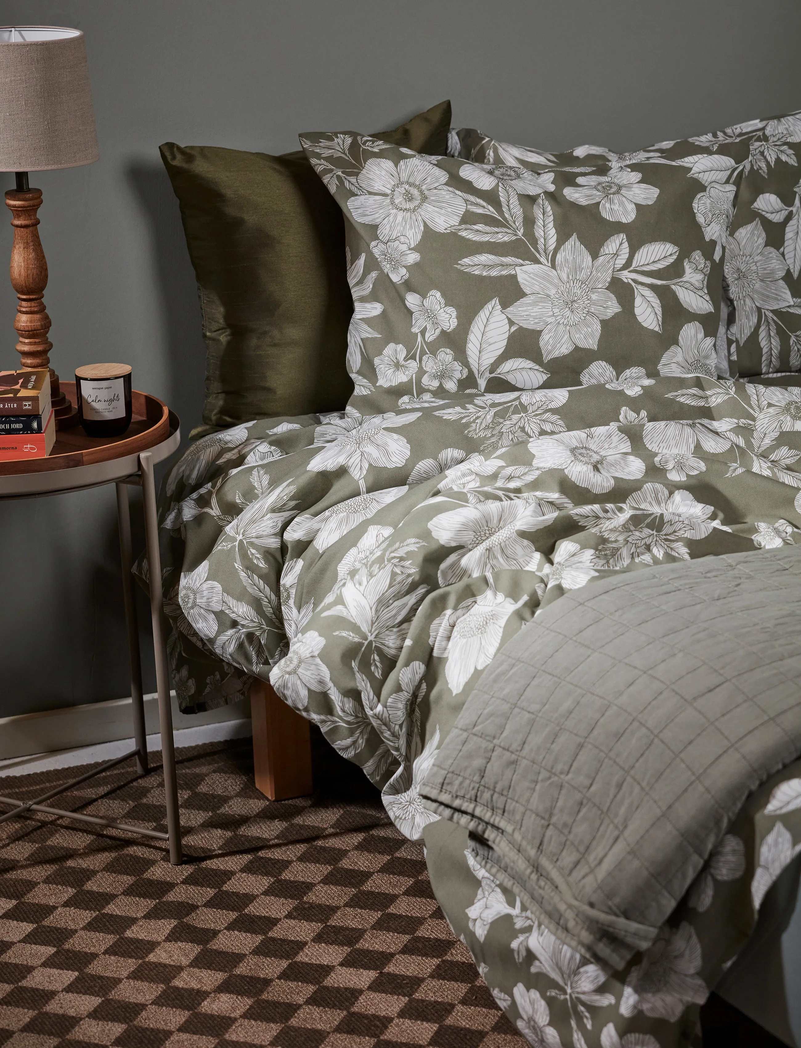Noble House - BEDSPREAD QUILT DOUBLE KHAKI  250x250 - bedspreads - khaki green - 0