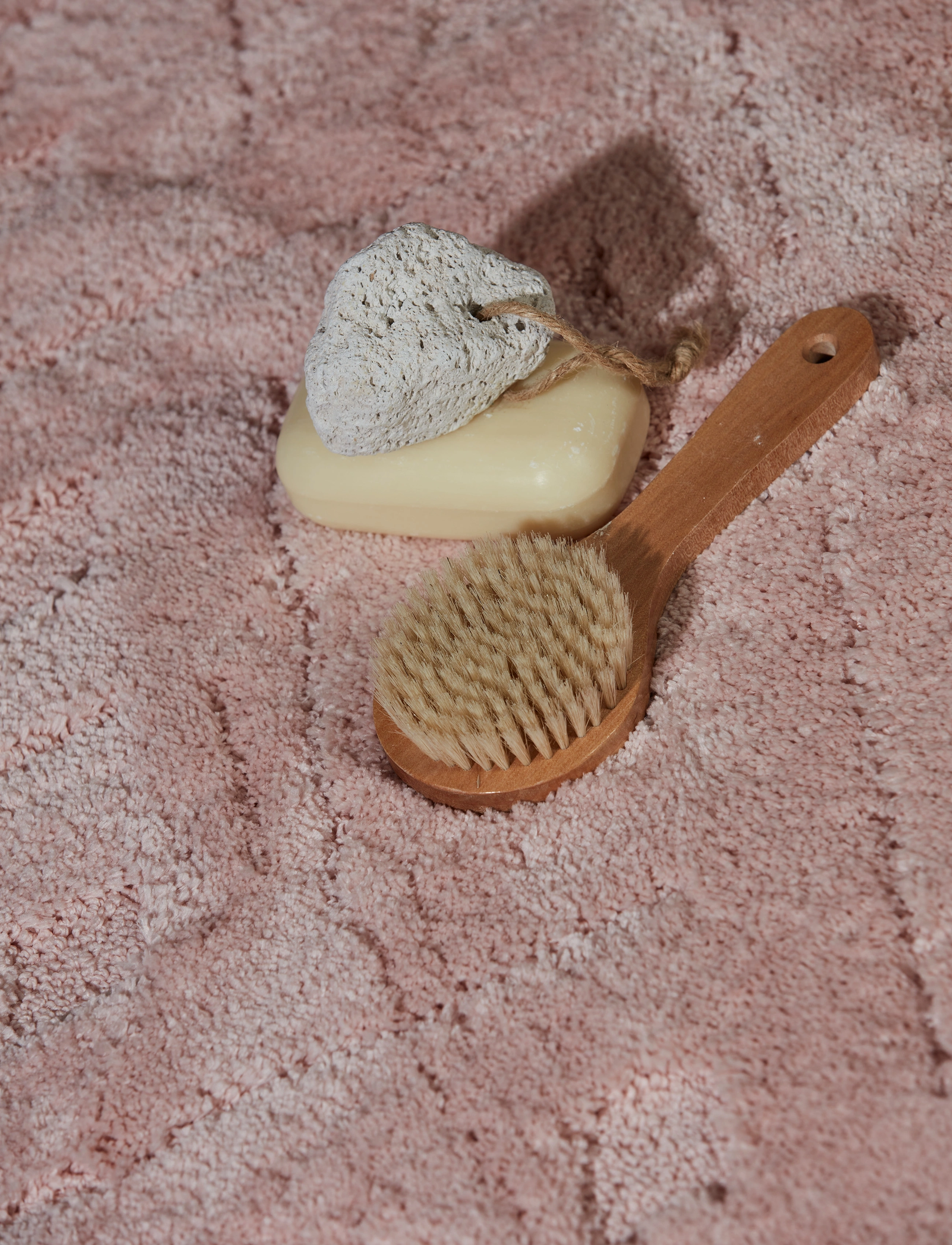 Noble House - BATH MAT ALBIN 60X90CM - teppiche - pink - 2