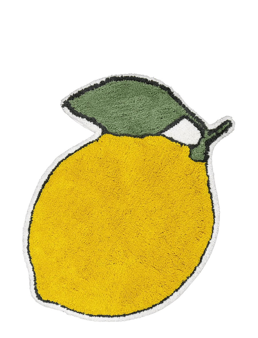 Noble House - BATH MAT STRAWBERRY - teppiche - lemon - 1