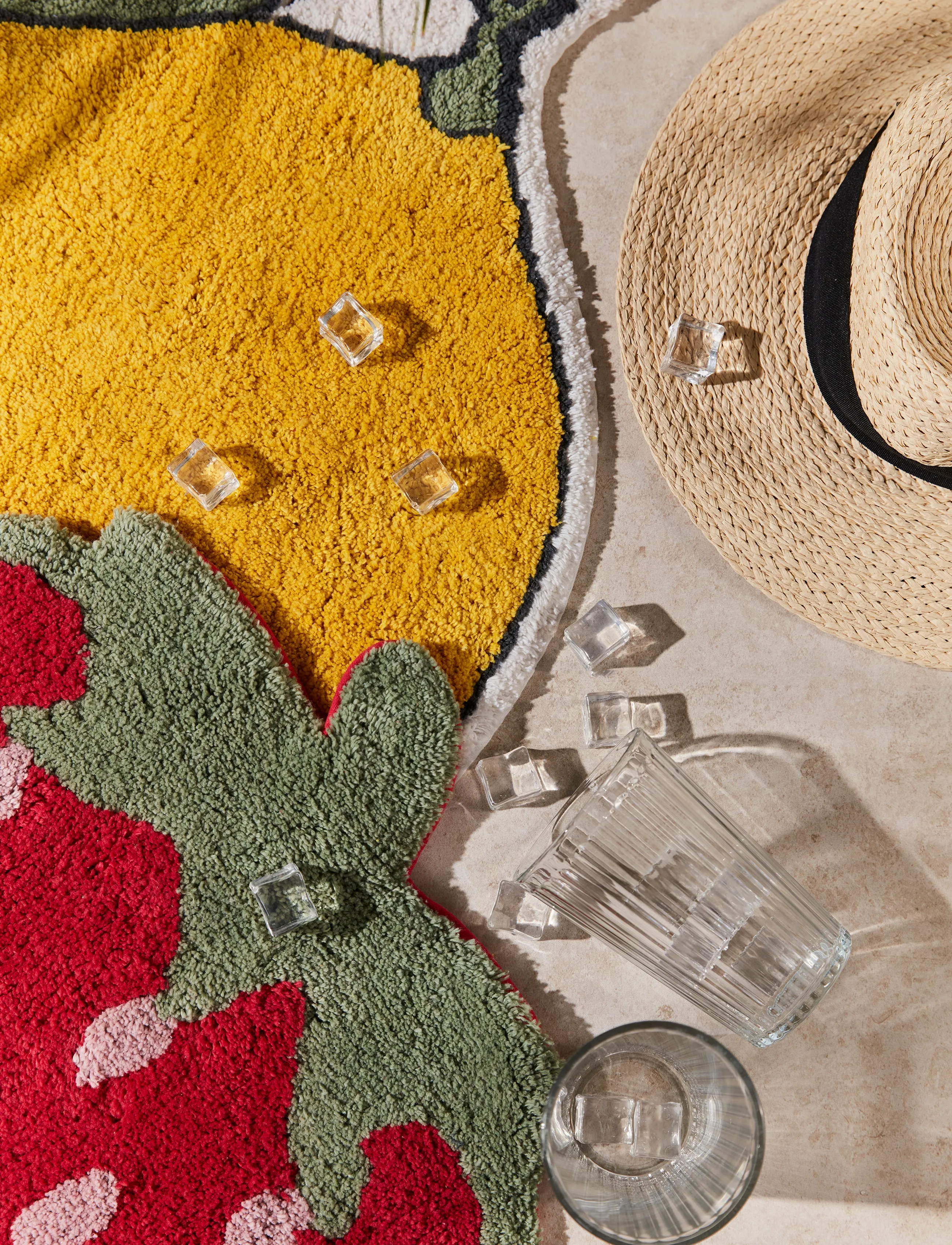 Noble House - BATH MAT LEMON - bath rugs - strawberry - 2