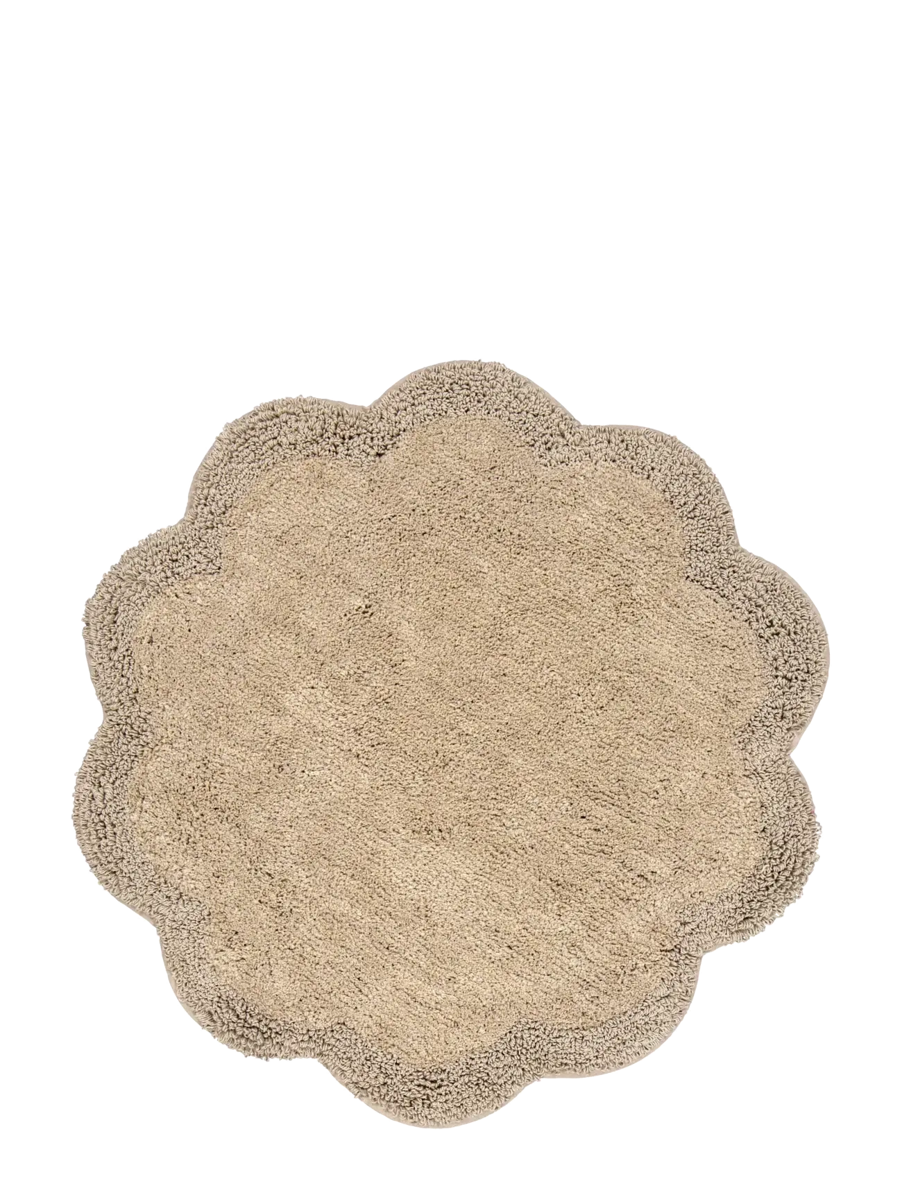 Noble House BATH MAT FLOWER - Tæpper - LIGHT LINEN BEIGE / beige
