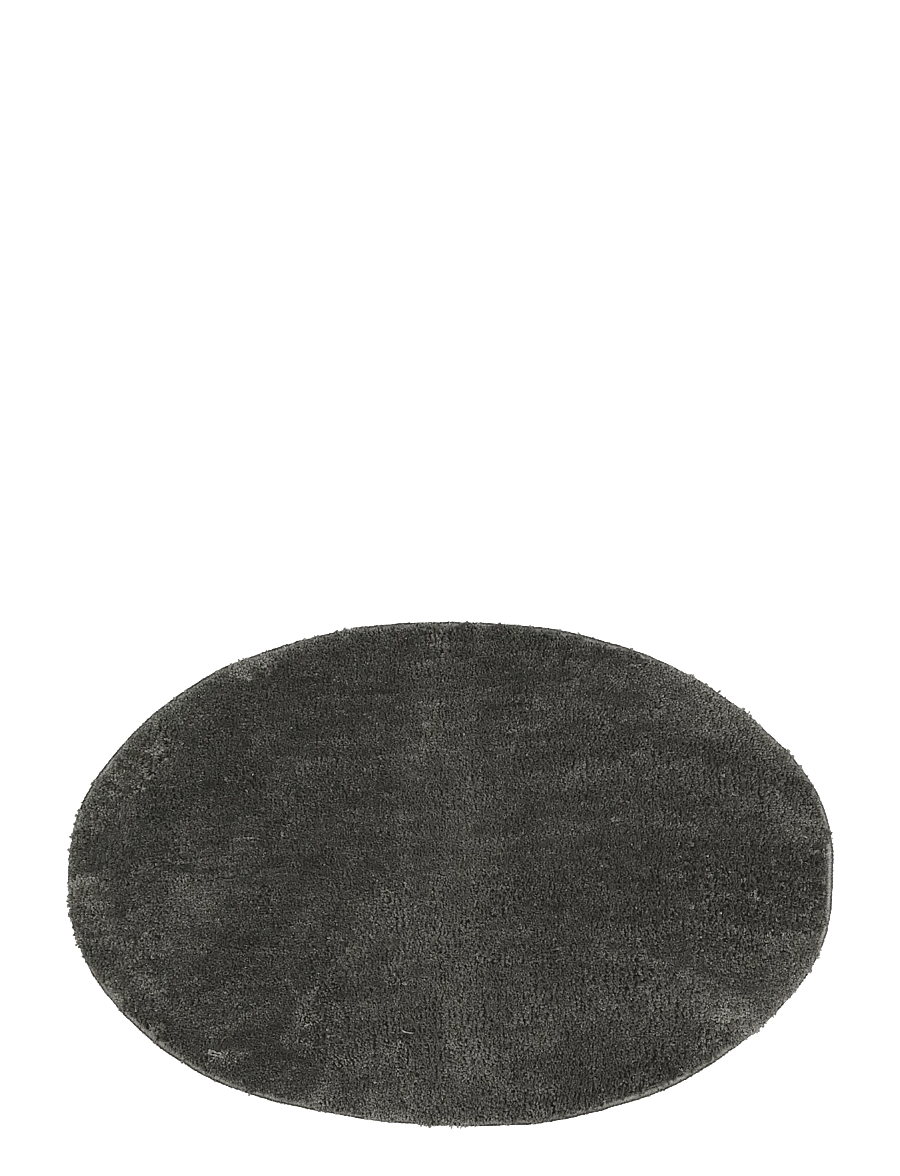 Noble House - BATH MAT OVAL DARK GREEN 65x90 - teppiche - dark grey - 1