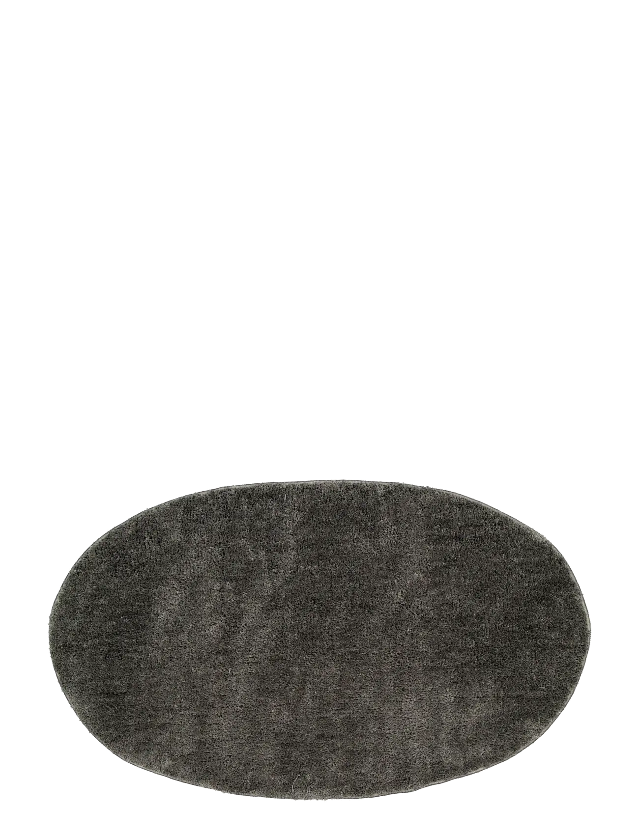 Noble House Bath Mat Oval Large Linen Beige 70X120, Badetæppe, Grå, Str: 70X120CM