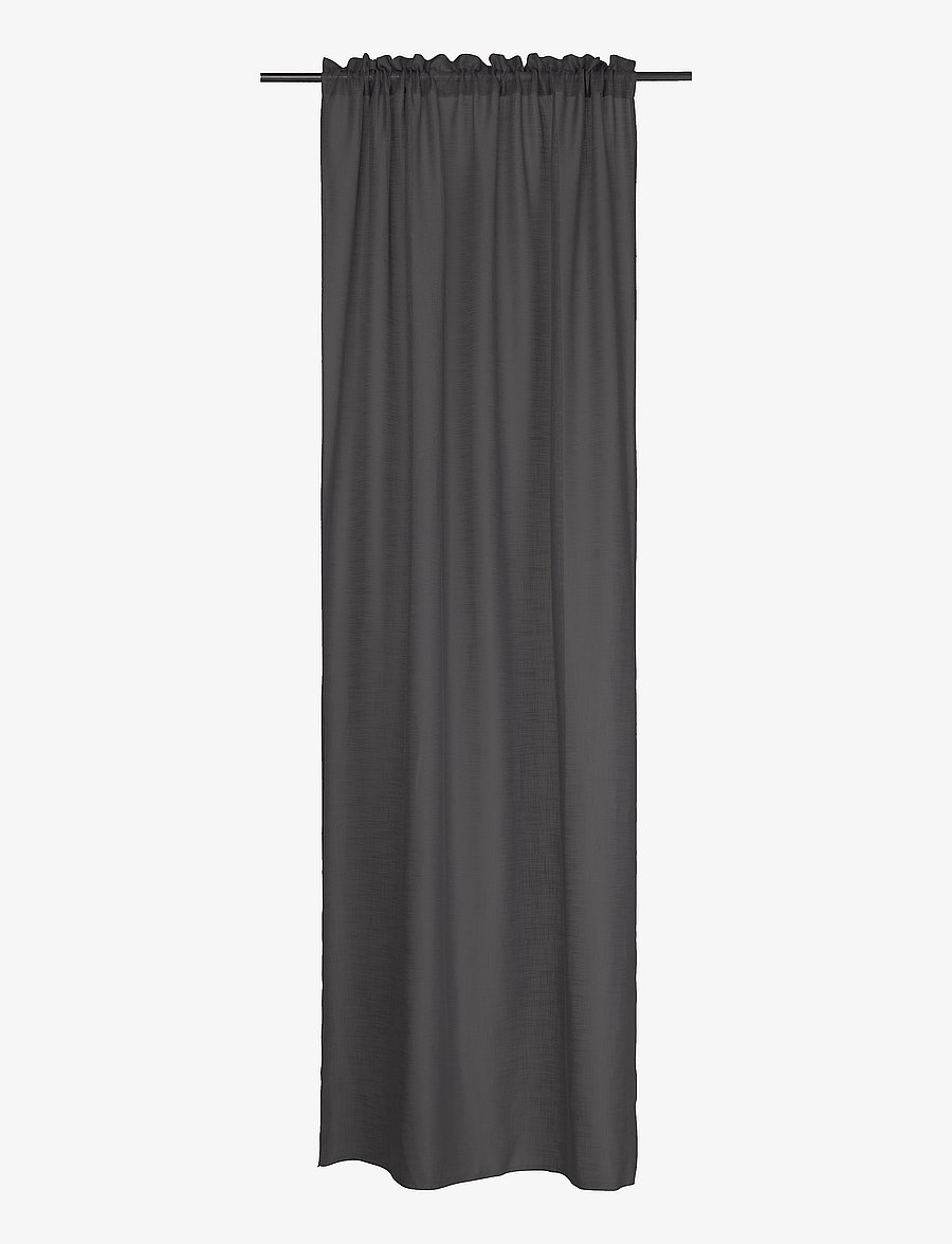 Noble House - CURTAIN MELISSA 2-PACK - gardinen - charcoal grey - 0