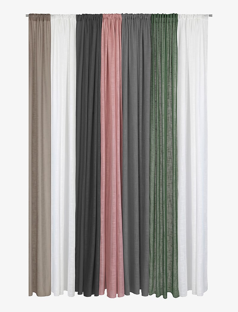 Noble House - CURTAIN MELISSA 2-PACK - verhot - charcoal grey - 1