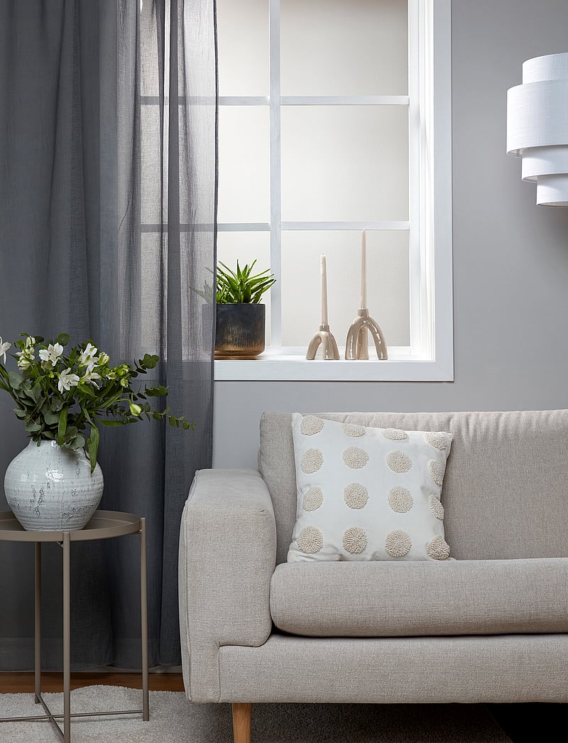 Noble House - CURTAIN KYLIE - fertiggardinen - d.grey - 1