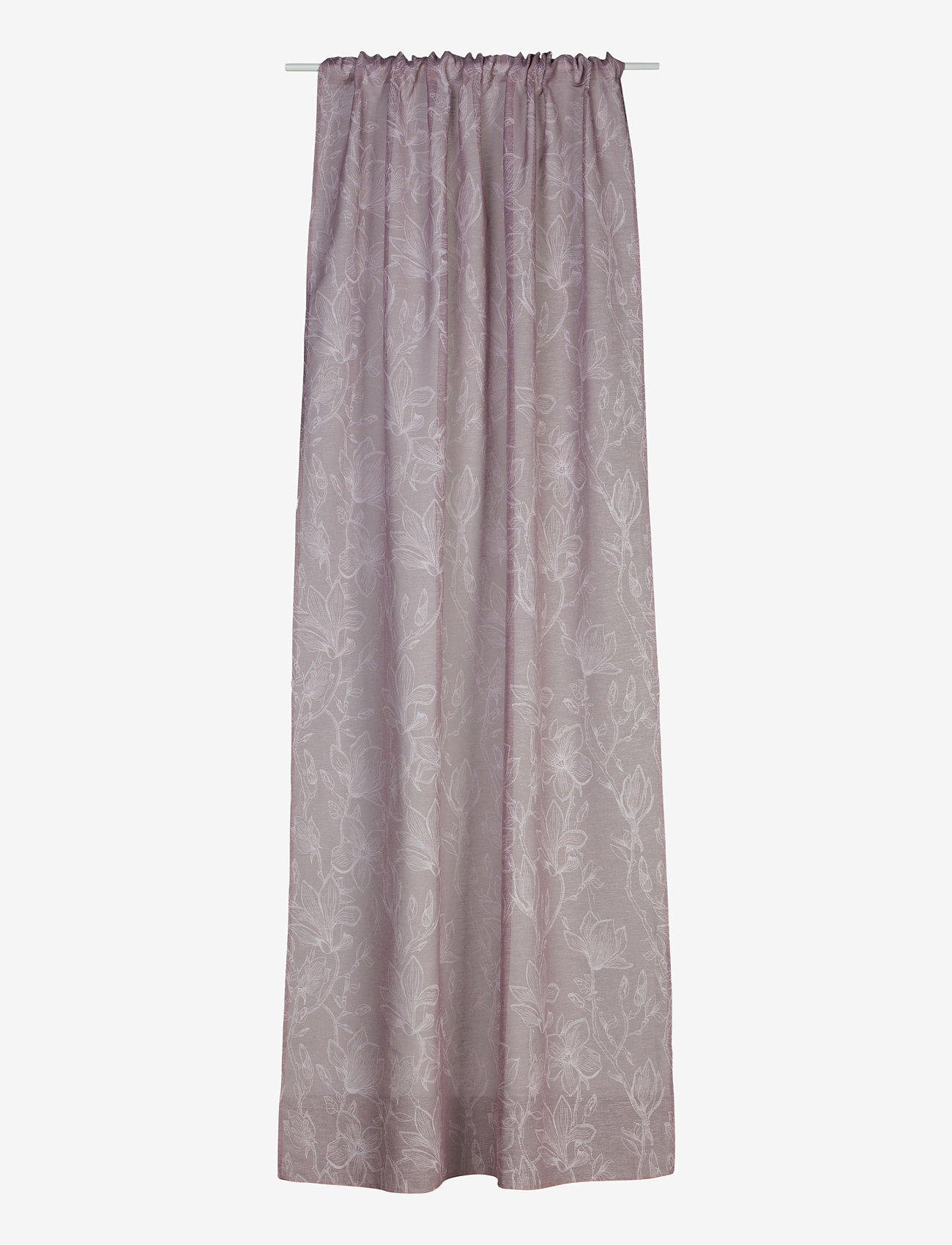 Noble House - GARDIN DORIS MAGNOLIA LILA 130x250 - gardinlängder - lilac - 1