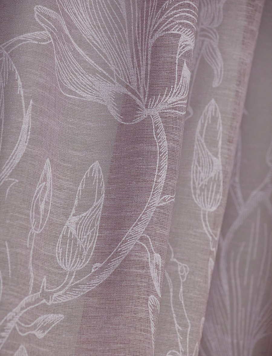 Noble House - CURTAIN DORIS MAGNOLIA - fertiggardinen - lilac - 1