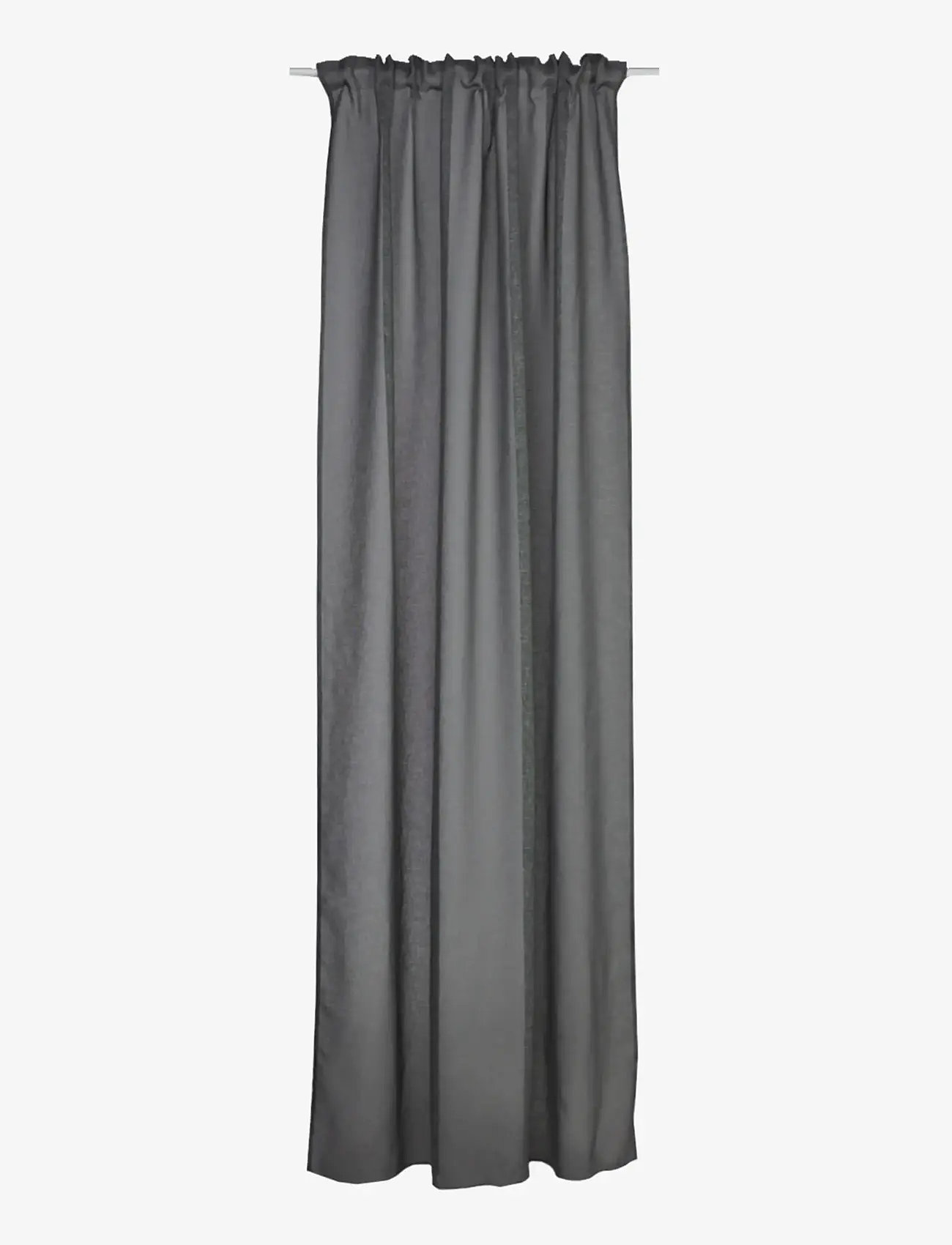 Noble House - CURTAIN MIRA - gardinlængde - dark grey - 0