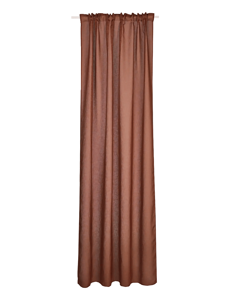 Noble House - CURTAIN MIRA - fertiggardinen - rost - 0