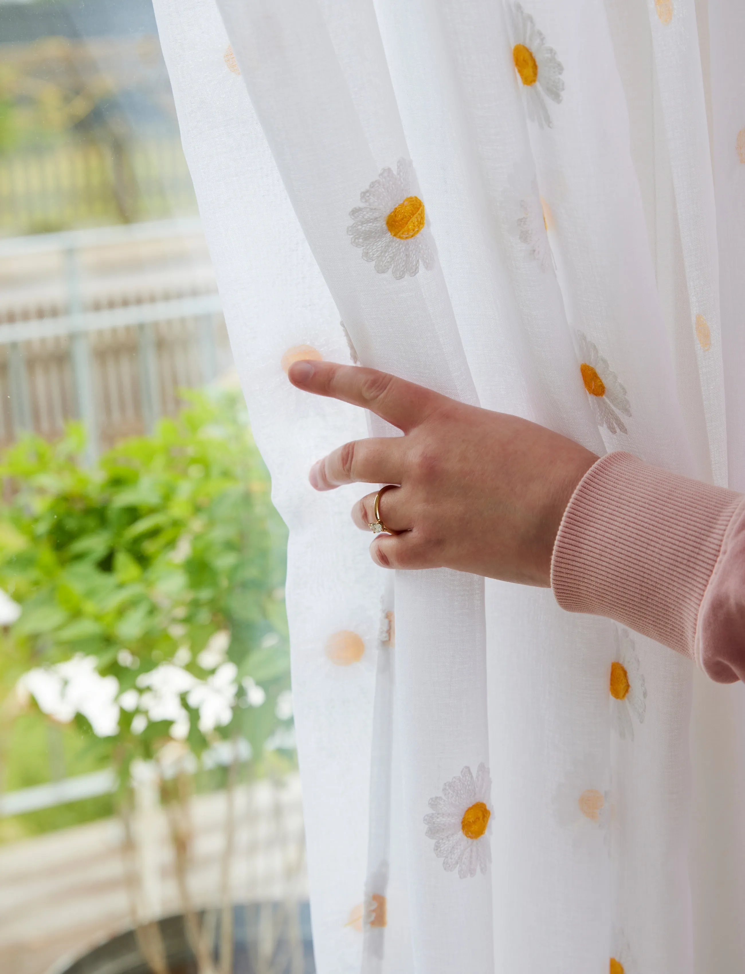 Noble House - CURTAIN DAISY - long curtains - white - 2