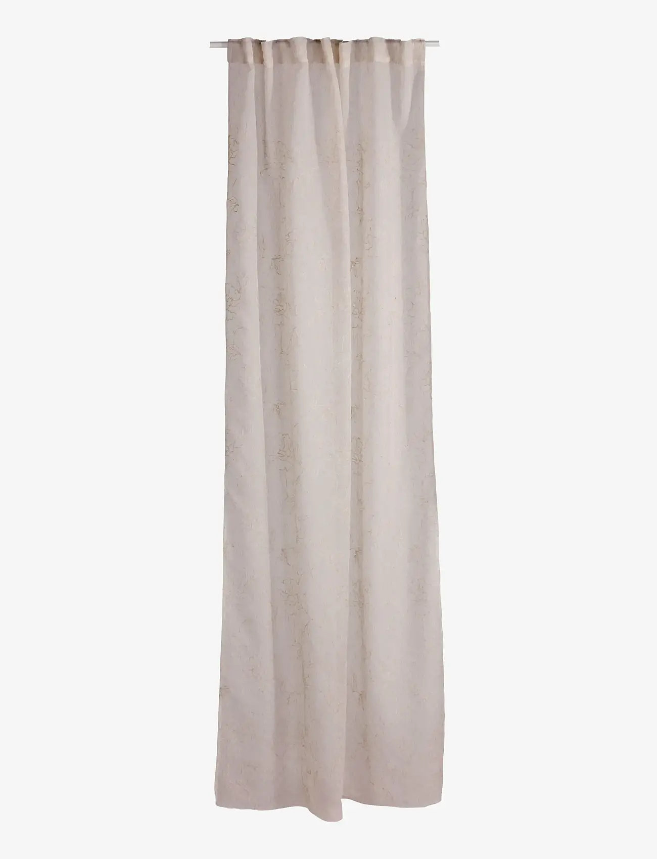 Noble House - CURTAIN PETRONELLA - sivuverhot - light linen beige - 1