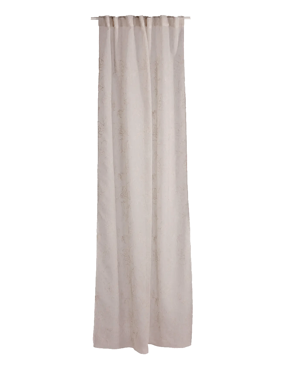 Noble House - CURTAIN PETRONELLA - fertiggardinen - light linen beige - 0