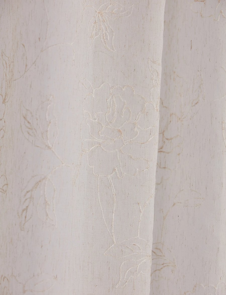 Noble House - CURTAIN PETRONELLA - fertiggardinen - light linen beige - 2