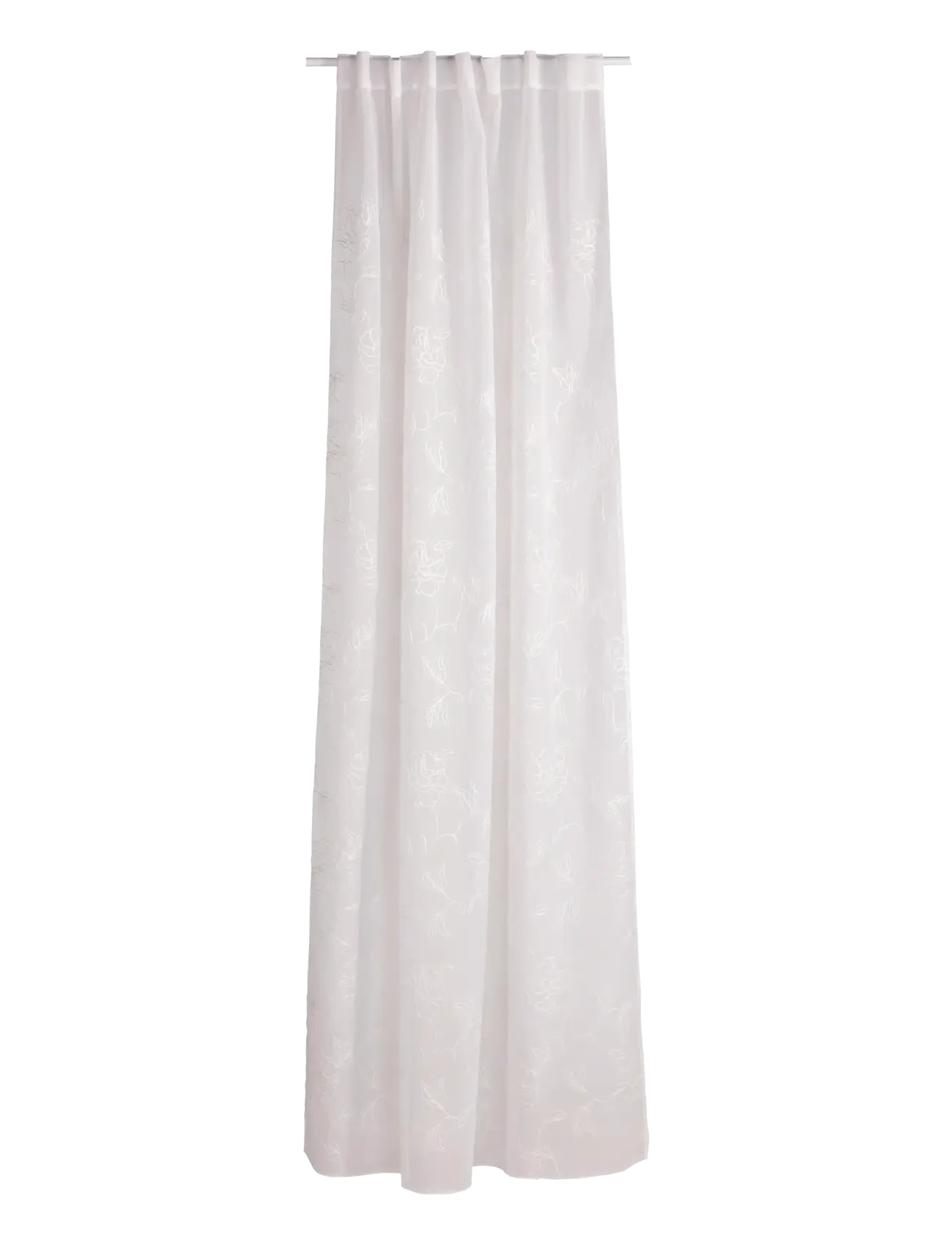NOBLE HOUSE Gardin Petronella Hvid 130X250 Weiß - 130X250CM - Unisex