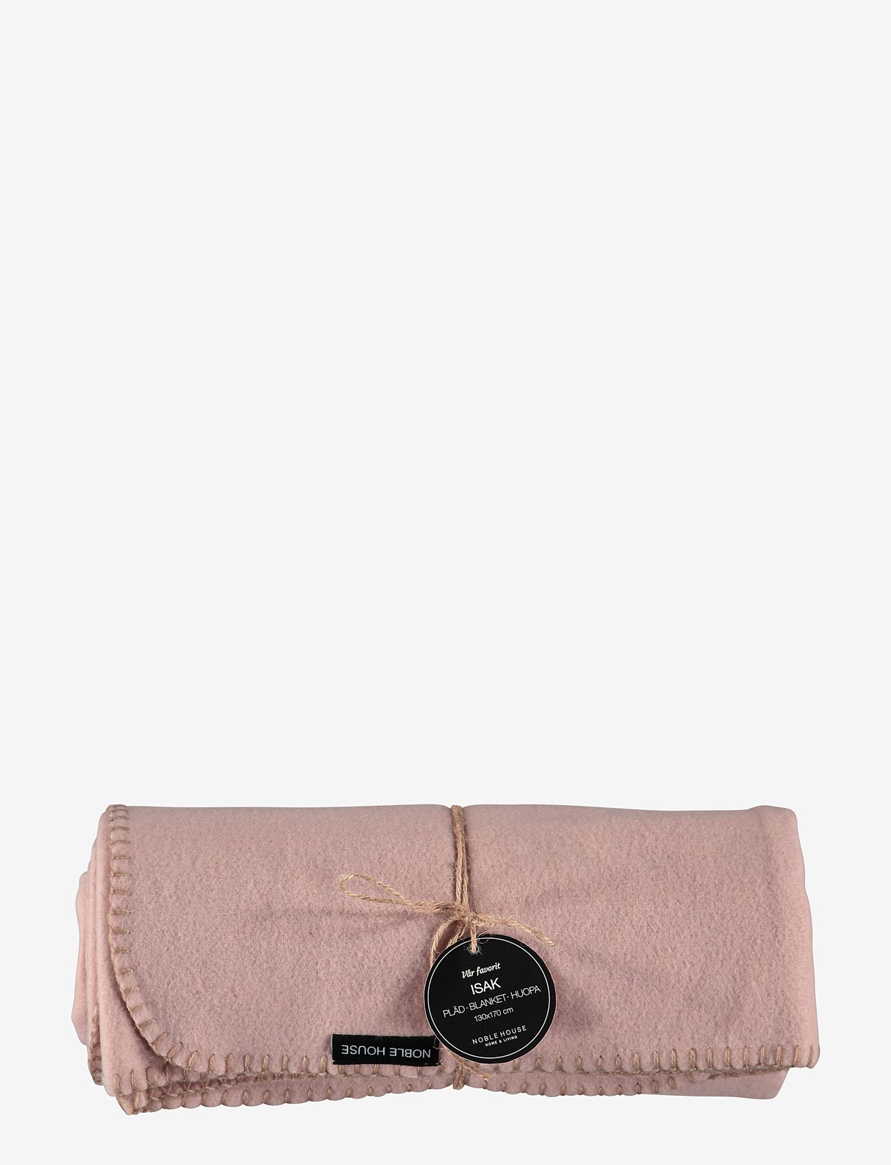 Noble House - BLANKET FLEECE ISAK - pleedid - dusty pink - 0